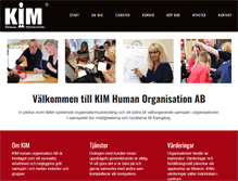 Tablet Screenshot of kim-human.org